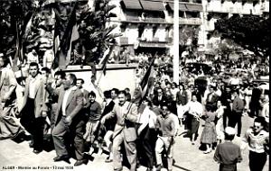 Alger - Montee au Forum - 13 mai 1958